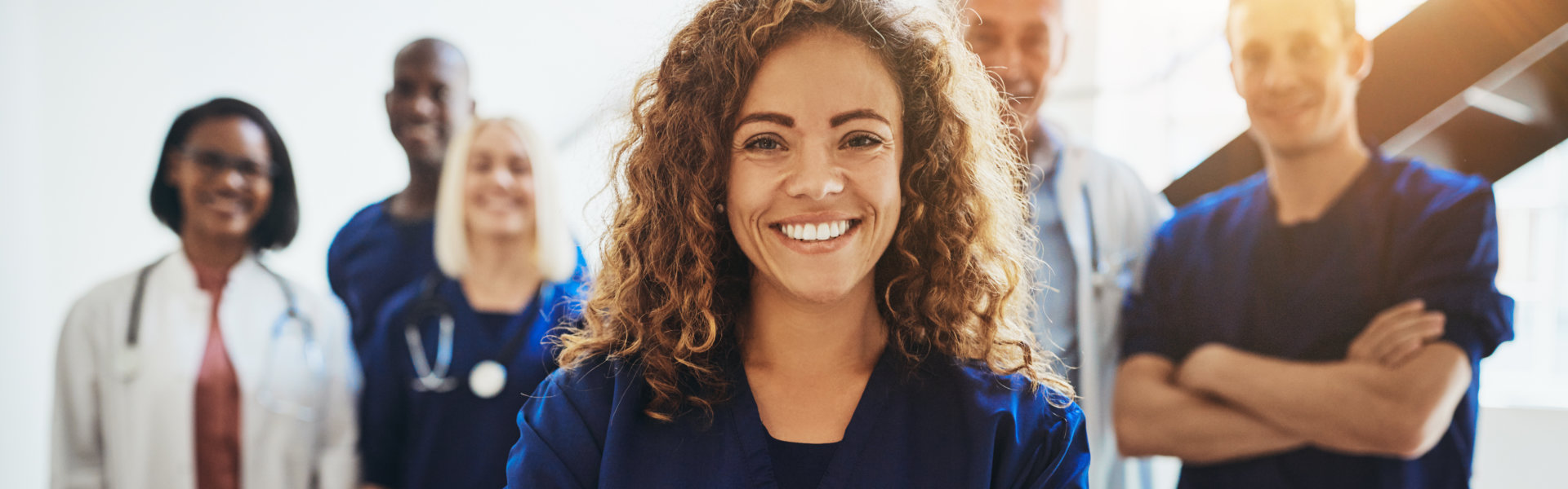 group of people smiling